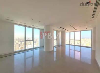 Luxurious Apartment For Rent In Achrafieh | Panoramic View | 300 SQM |