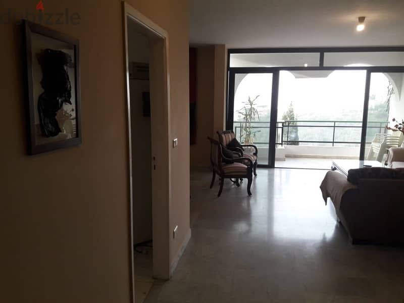 RENTED Fully furnished apartment rent in Mansourieh|Mountain& sea view 3