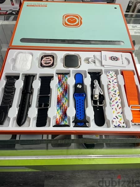 gift box  watch+ airpods+ 8 straps+screen protection+cover for watch 0