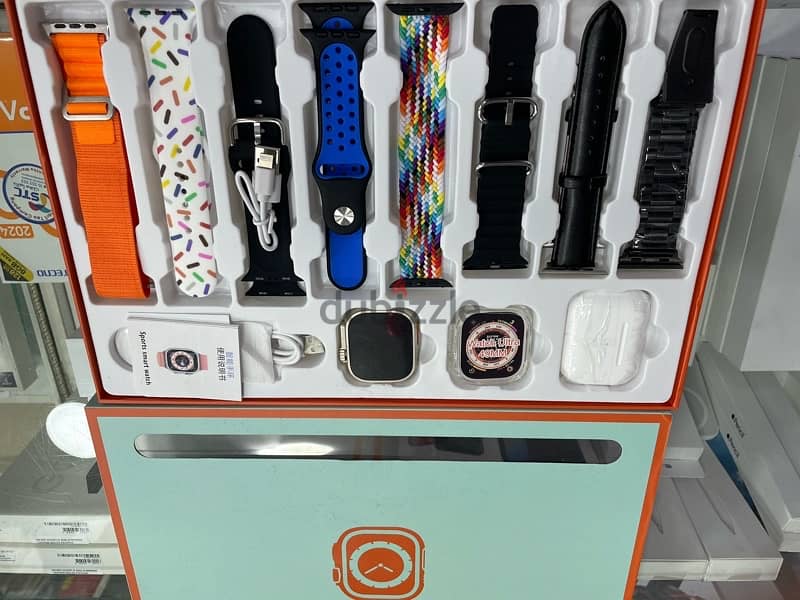gift box  watch+ airpods+ 8 straps+screen protection+cover for watch 1