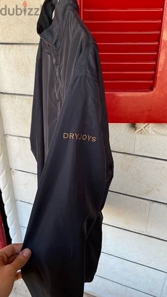 DRYJOYS Black Quarter Zip Jacket Size XL 3