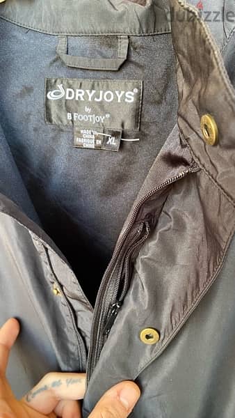 DRYJOYS Black Quarter Zip Jacket Size XL 4