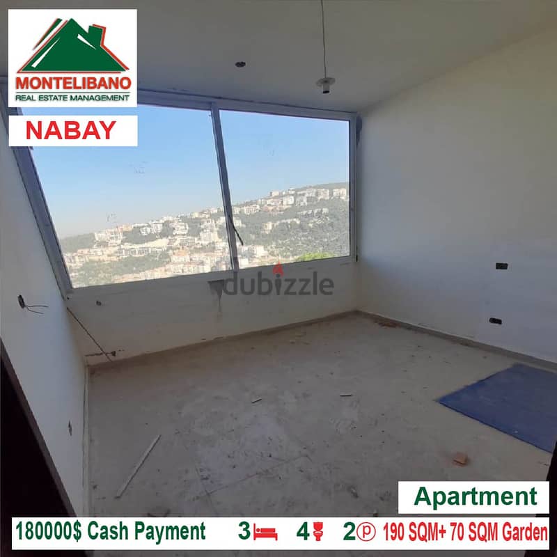 180,000$ Cash Payment!! Apartment for sale in Nabay!! 1