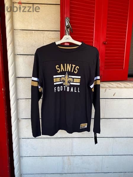 MAJESTIC NFL Saints Sweater Size L 0