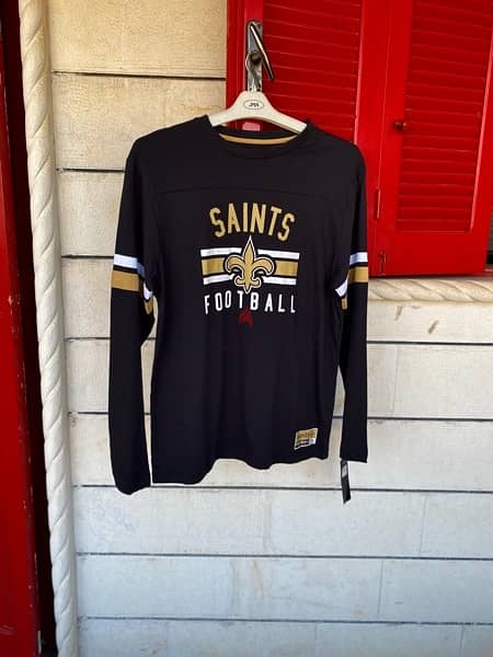 MAJESTIC NFL Saints Sweater Size L 1