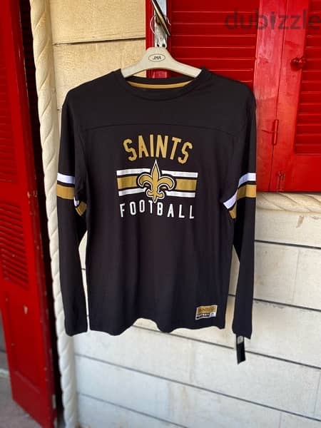 MAJESTIC NFL Saints Sweater Size L 2