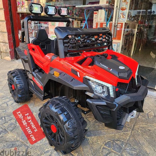 Montable eléctrico thunder wheels utv rojo 12 discount voltios