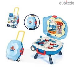 Children Toy Rolling Travel Doctor Bag
