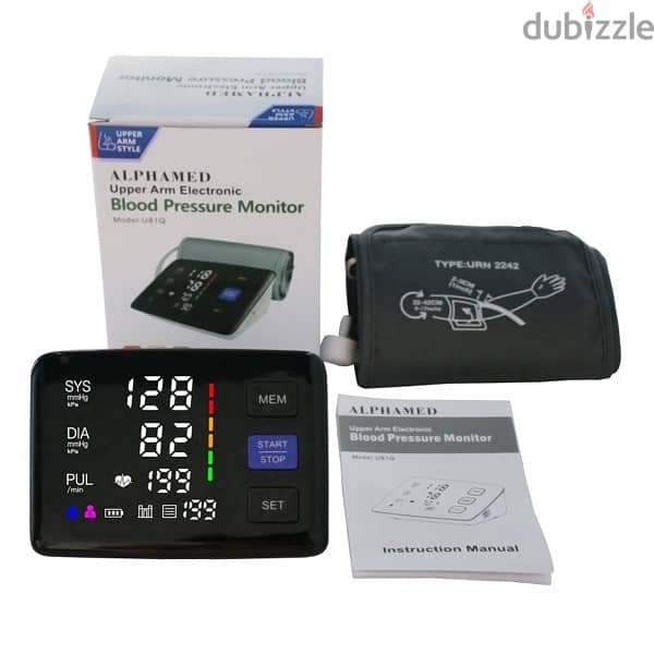 Blood Pressure Monitor LED screen type C charging مكنة ضغط 1