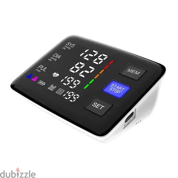 Blood Pressure Monitor LED screen type C charging مكنة ضغط 3
