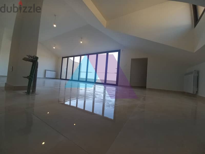 390 m2 Duplex+40 m2 terrace+open mountain/sea view for sale in Jamhour 7