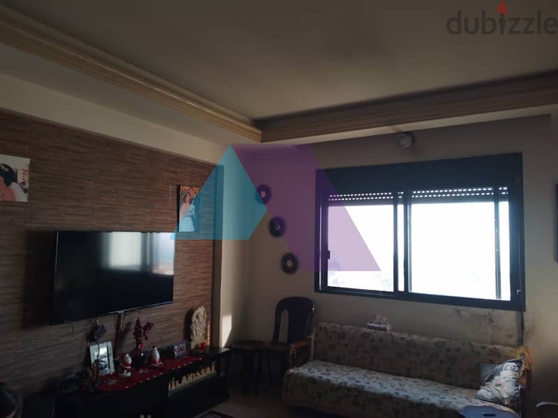 107 m2 apartment +80 m2 roof terrace+ view for sale in Mazraat Yachouh 3