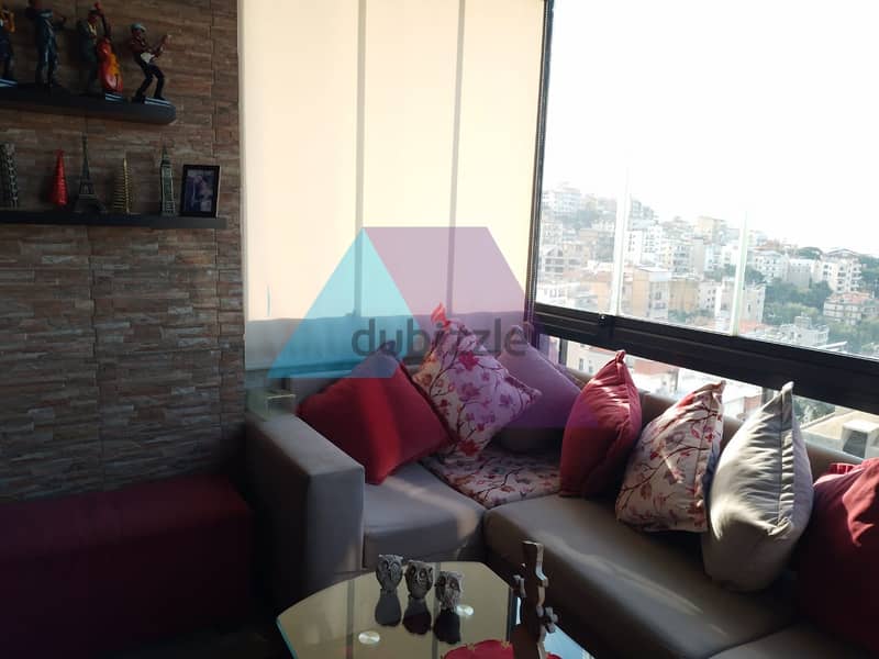 107 m2 apartment +80 m2 roof terrace+ view for sale in Mazraat Yachouh 5