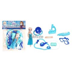 Little Frozen Doll With Doctor Set