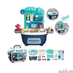 Portable Hospital with Accessories Suitcase 0