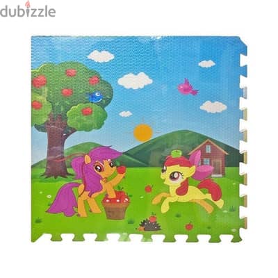 Baby Pony Village Ponies Floor Play Mat Pack Of 4