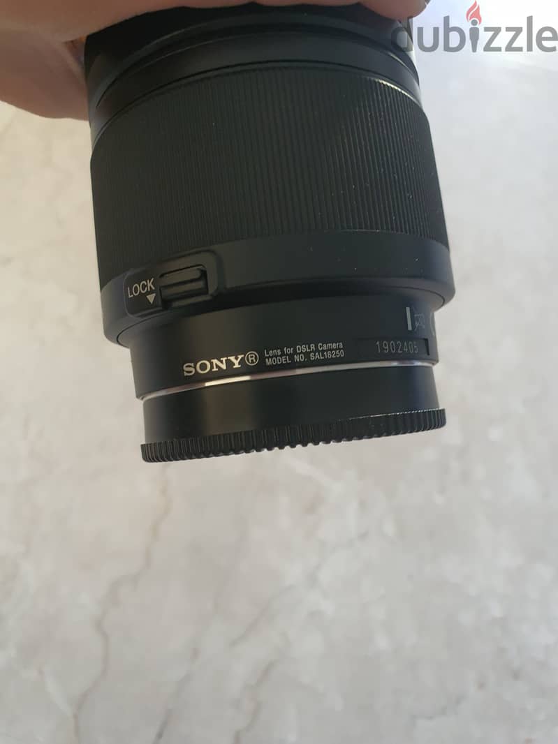 Sony lens alpha dt 18-250mm 1