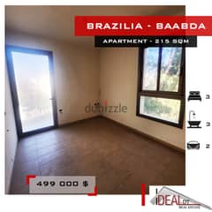 Apartment for sale in Brazilia - Baabda 215 sqm ref#AEA16041