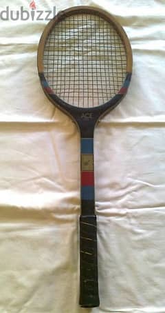 Vintage wooden tennis racket - Not Negotiable