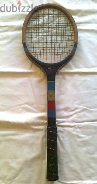 Vintage wooden tennis racket - Not Negotiable