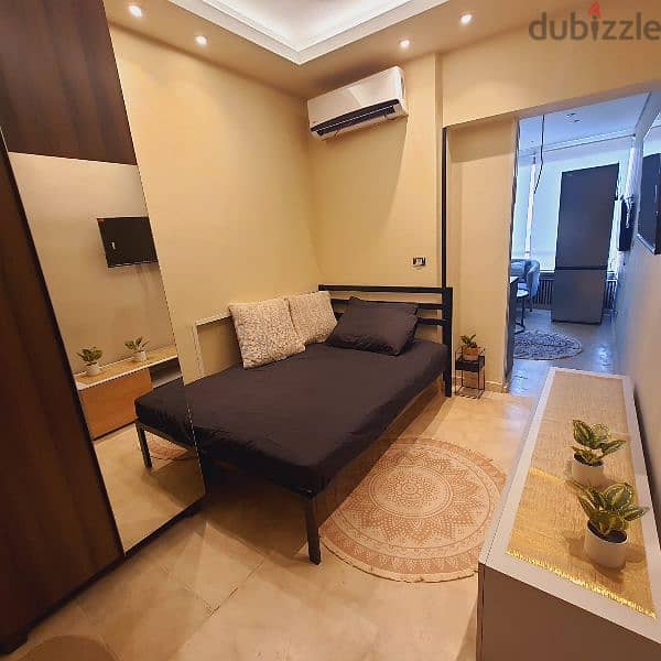 Studio for Rent in Mansourieh Fully Furnished استوديو للإيجار 1