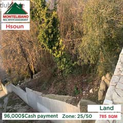 785 sqm Land for Sale in Hsoun !!