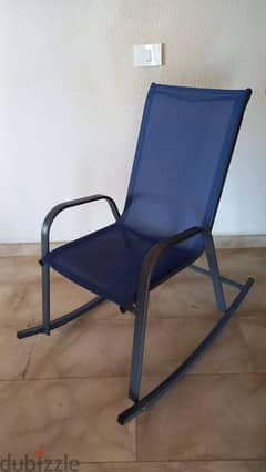 rocking chair aluminium كرسي هزاز المنيوم 0