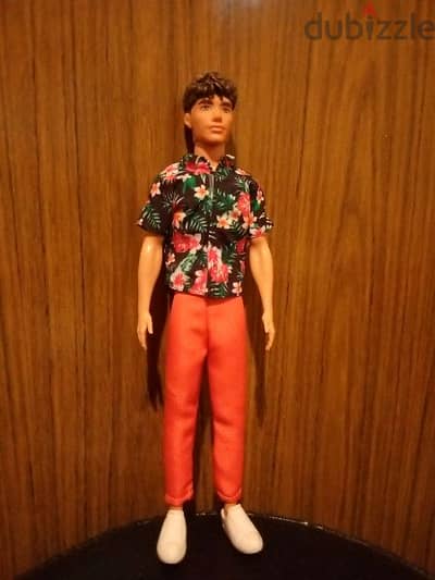 FASHIONISTAS184 KEN Mattel Brunette Cropped Great doll+Outfit+Shoes=17