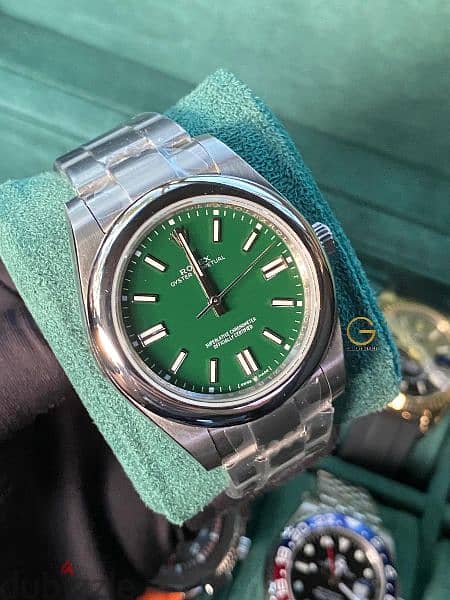Rolex Oyster Perpetual Green 0