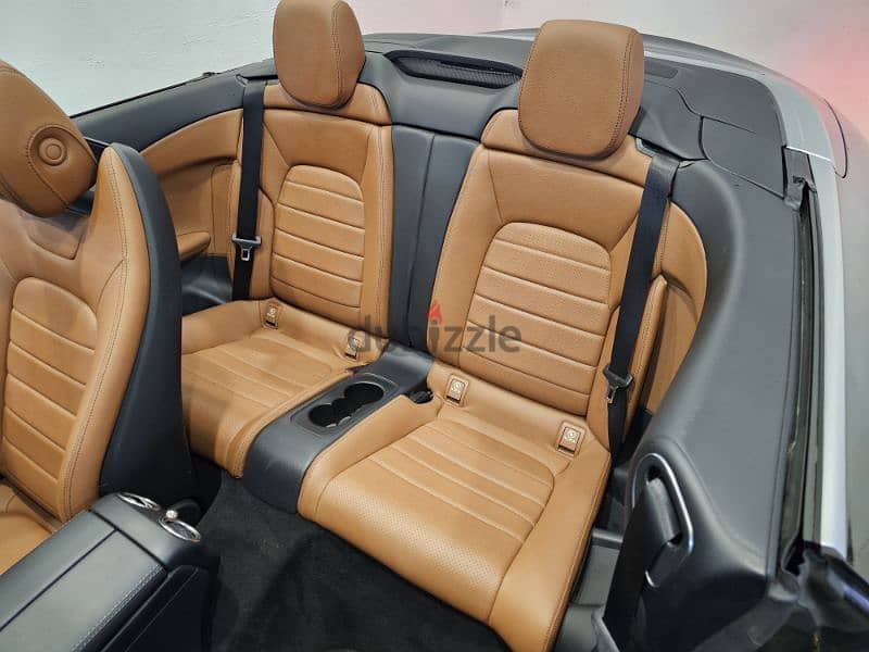 2017 Mercedes C200 Convertible Black/Havane Leather Company Source Tgf 10