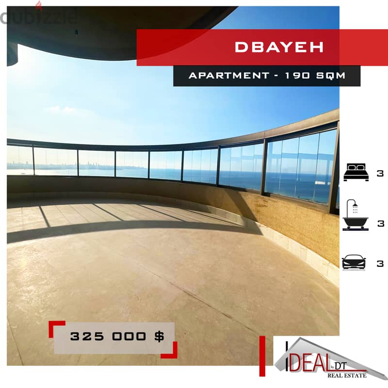 Apartment for sale in Dbayeh 190 sqm ref#EA15262 0