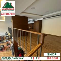 55,000$/Cash Year!! Shop for rent in Achrafieh!!