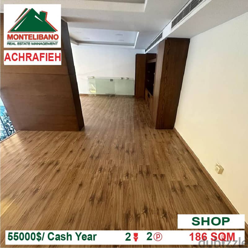55,000$/Cash Year!! Shop for rent in Achrafieh!! 2