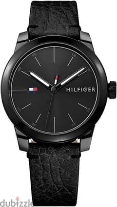 Tommy Hilfiger Mens Quartz Watch, Analog Display and Leather Strap 179