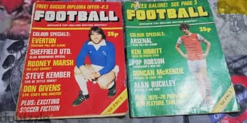 very old football  magazine from England
