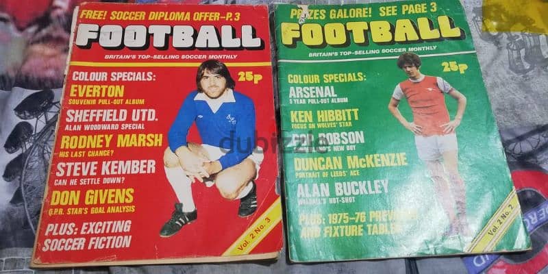 very old football  magazine from England 7