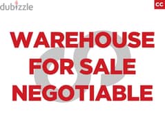 300 sqm Warehouse with high ceiling for Sale in Fanar/فنار REF#CC99379