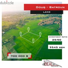Land for sale in Douq - Batroun 9545 sqm ref#jcf3305 0
