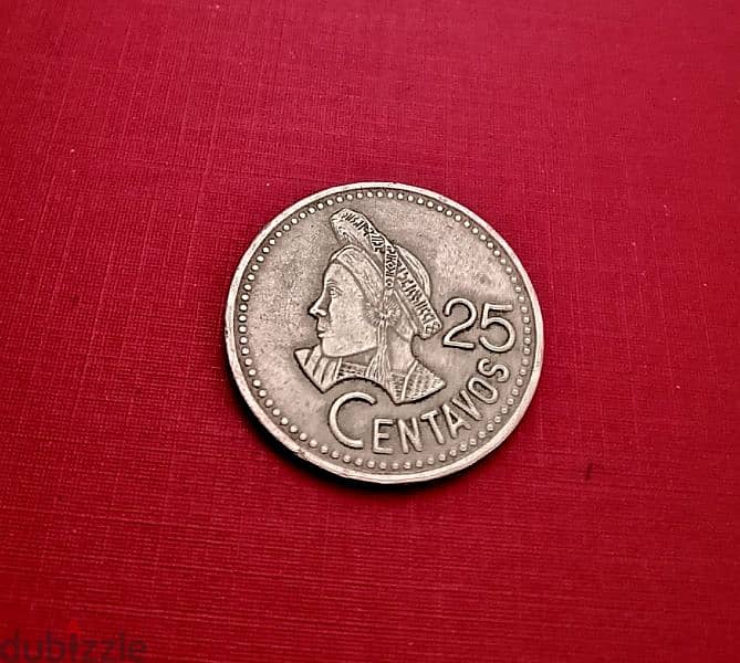 1986 Guatemala 25 Centavos 0