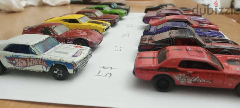 hot wheels muscle cars , prices on paper 1