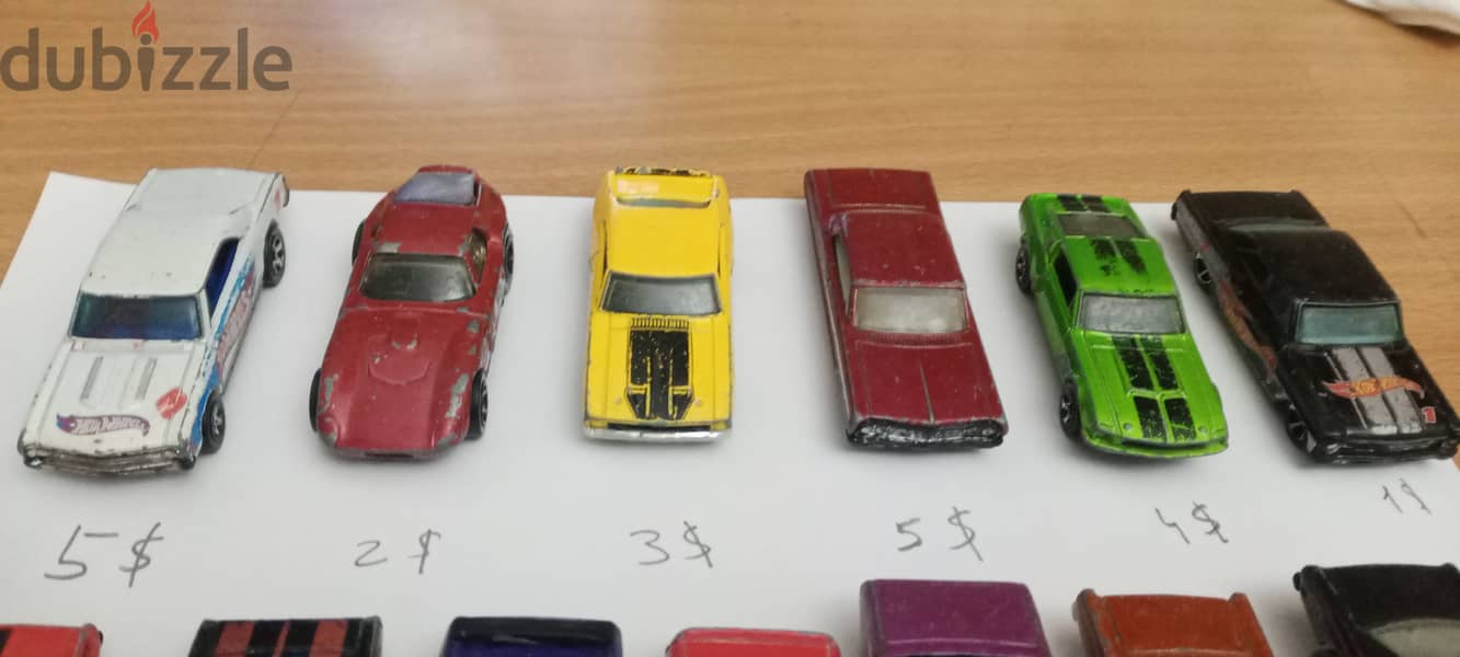 hot wheels muscle cars , prices on paper 2