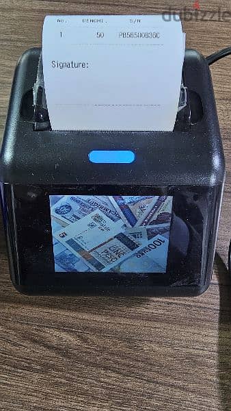Money Bill Counter +sn number printer عدادة نقود كشف مزوّر طباعة ارقام 1