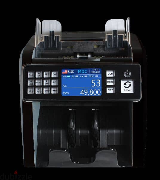 Money Bill Counter +sn number printer عدادة نقود كشف مزوّر طباعة ارقام 2
