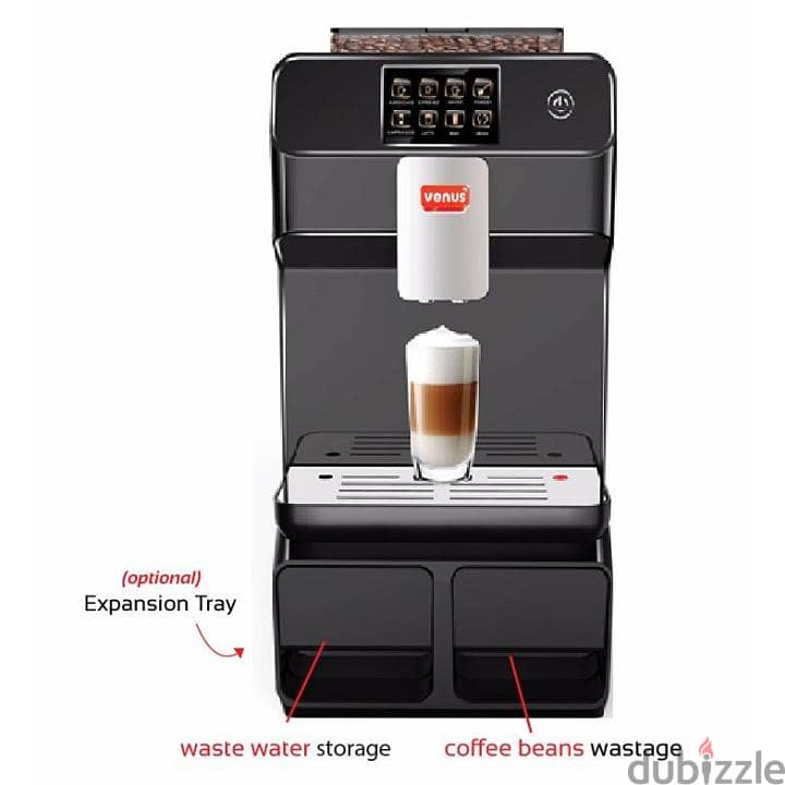 Coffee Machine Espresso Cappucinno Latte Americano مكنة قهوة مع مطحنة 0