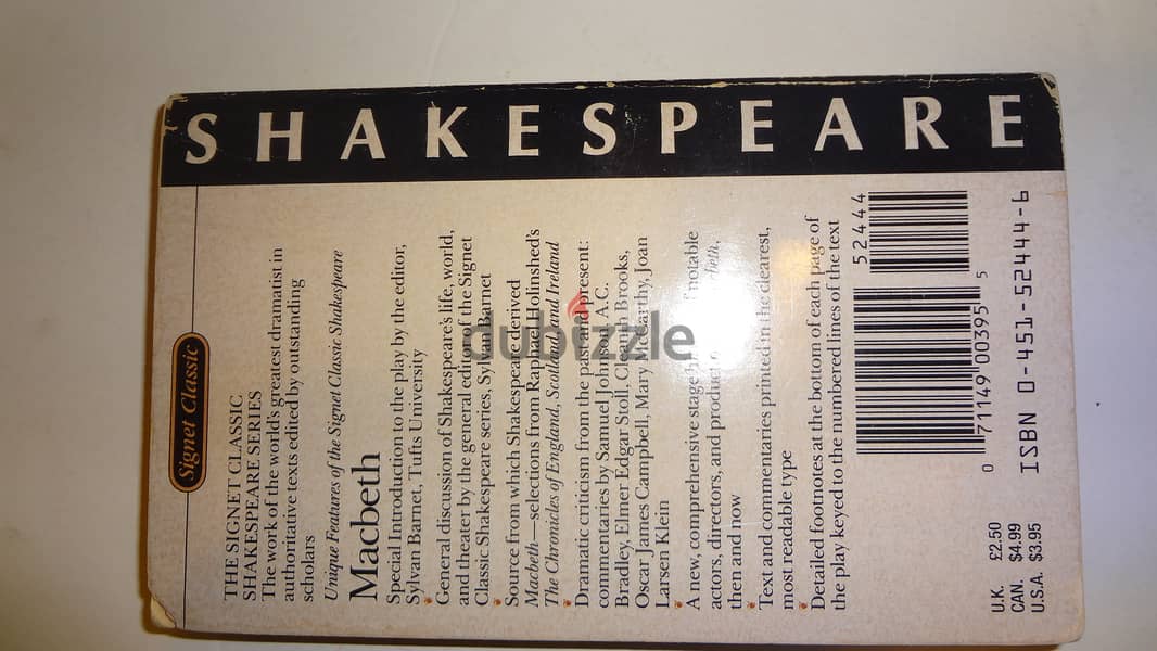 Shakespear s "Macbeth" book 2