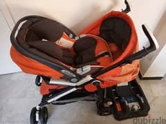 set stroller and car seat pepperego pliko p3 compact