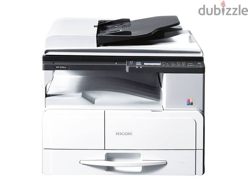 MULTIFUNCTION PHOTOCOPIER NASHUATEC RICOH MP 2014D مكنة تصوير فوتوكوبي 3