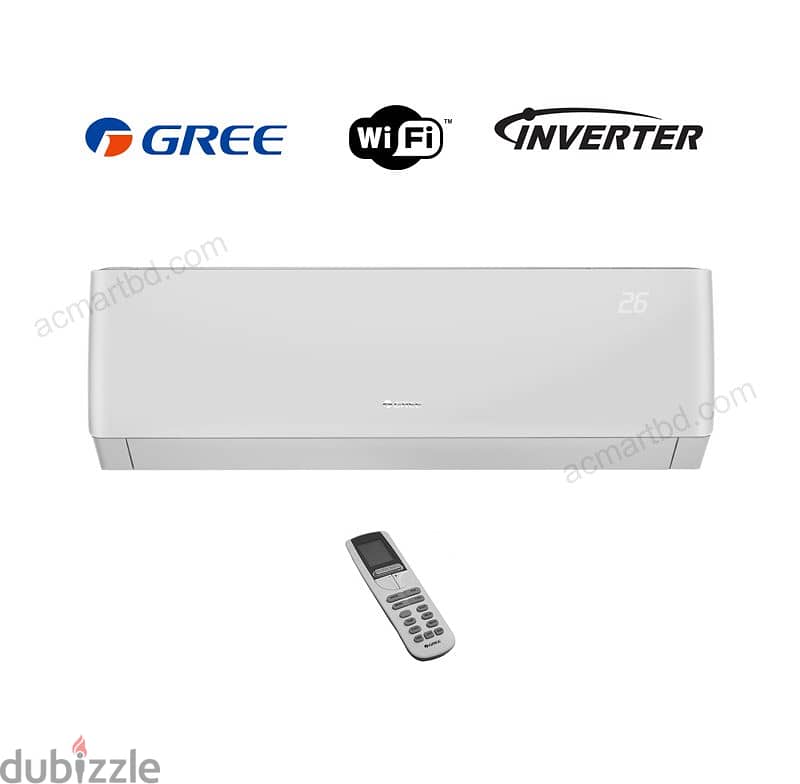 Gree Air Conditioner Pular R410 Inverter 24 000 BTU مكيف انفرتر سمارت 3