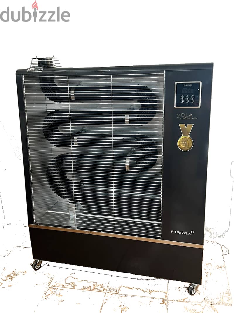 Airex Diesel infrared heater 2003F with fan- carbon fiber colourصوبيا 0