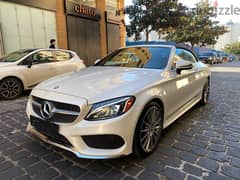 Mercedes C300 2017 convertible AMG Package clean carfax